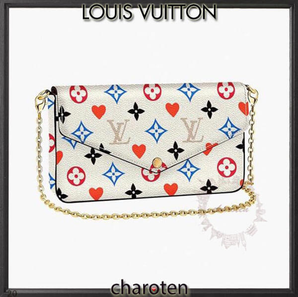 ルイヴィトン ゲームオン 偽物 ショルダーバッグ ヴィトン GAME ON 21Cruise 新作 ポシェットフェリシー M80232